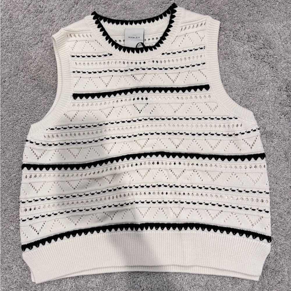 Varley Athena Pointelle sweater